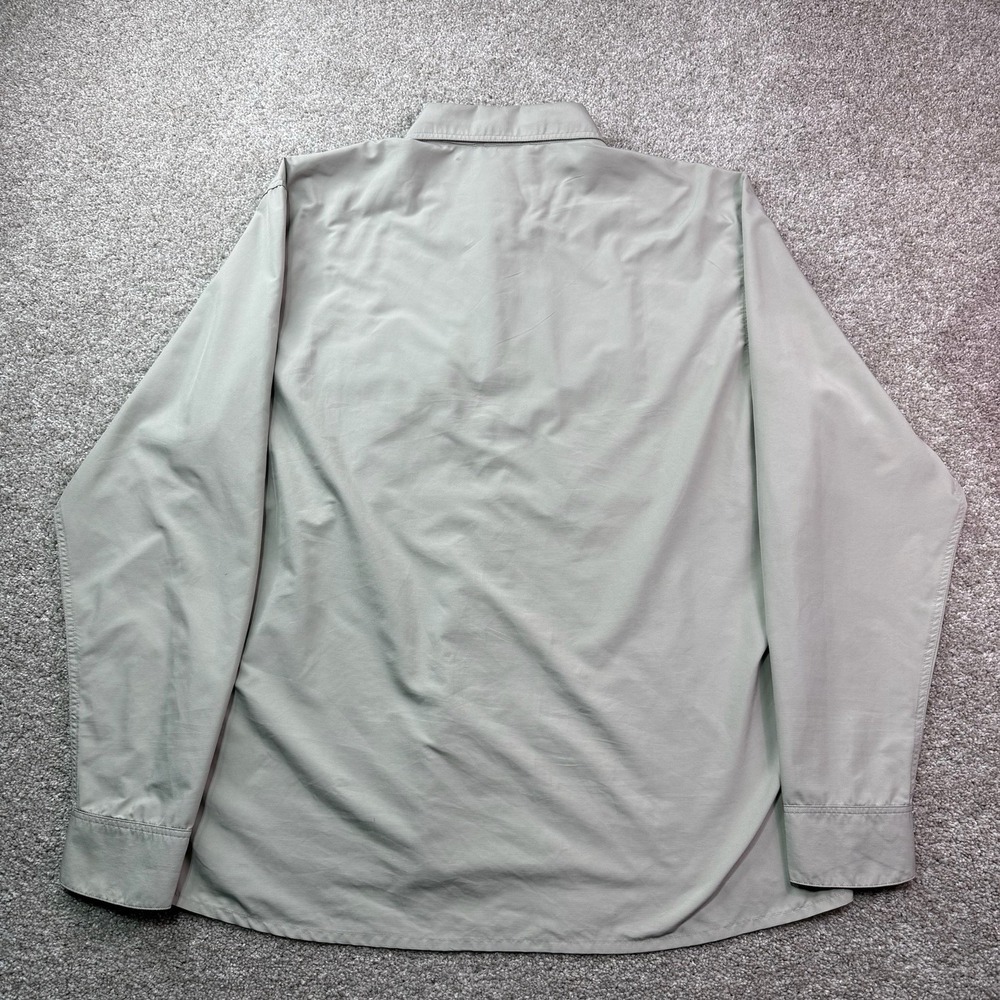 Simms Button Up Shirt Men XL Beige Long‎ Sleeve Fishing Gore Creek Fly Fisherman - Picture 3 of 16